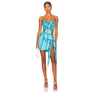 Atoir Tied Up Skirt in Bahamas Stripe Size Small